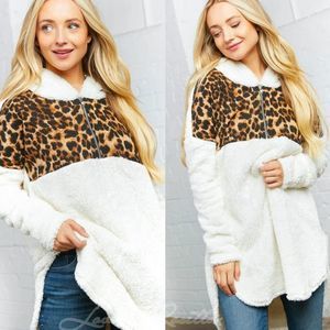 Ivory Sherpa With Animal Print Detail